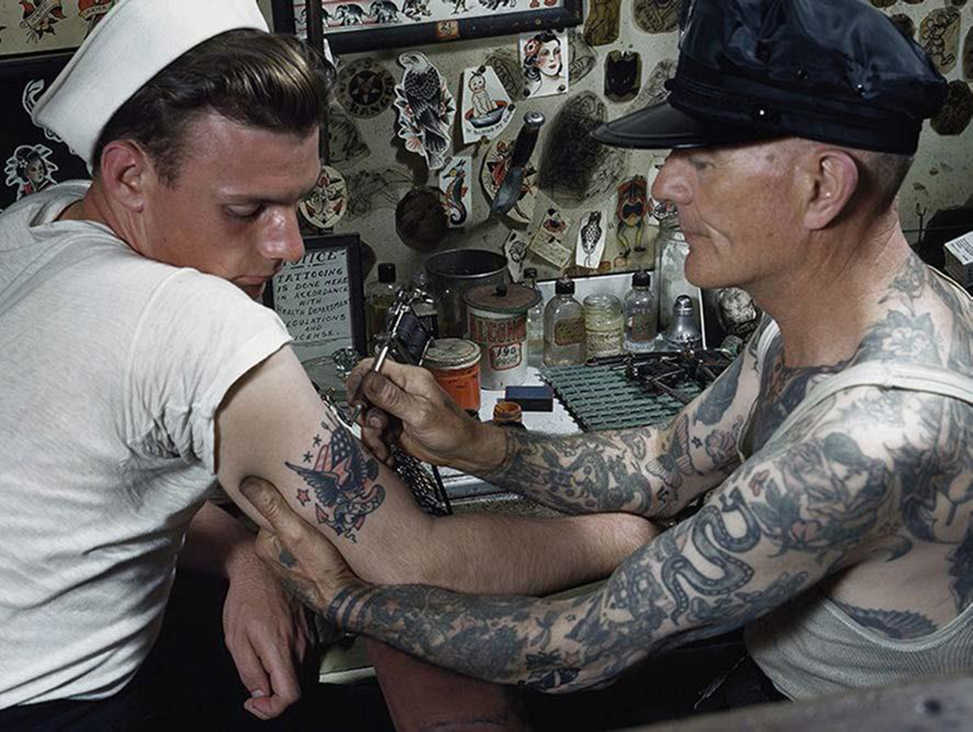 Traditionally worn by sailors and criminals, often marking big accomplishments, like getting an anchor tattoo for crossing the Atlantic