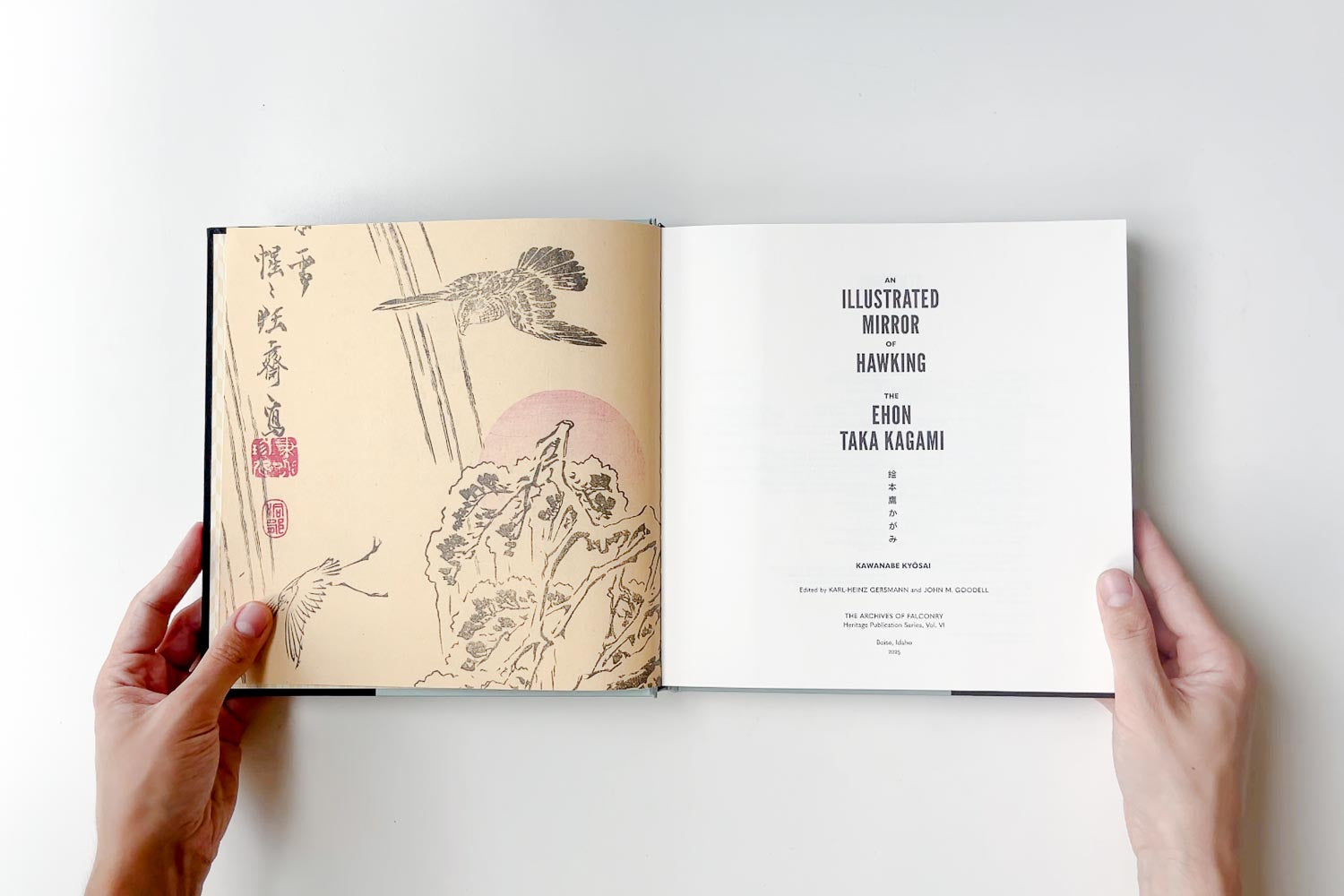 An Illustrated Mirror of Hawking | Kawanabe Kyōsai’s Falconry Art Book