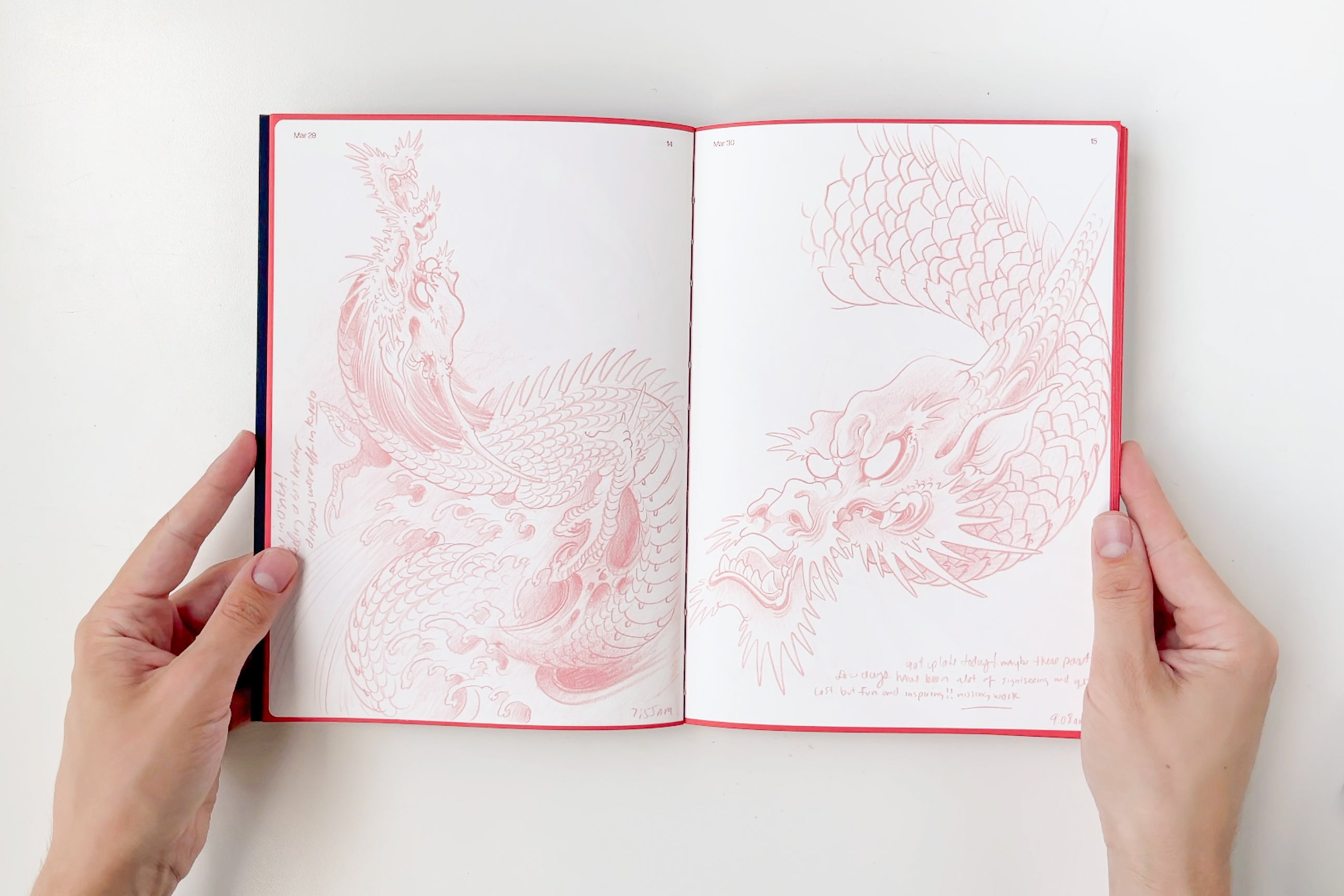 Tägliche Drachenskizzen – Frühling