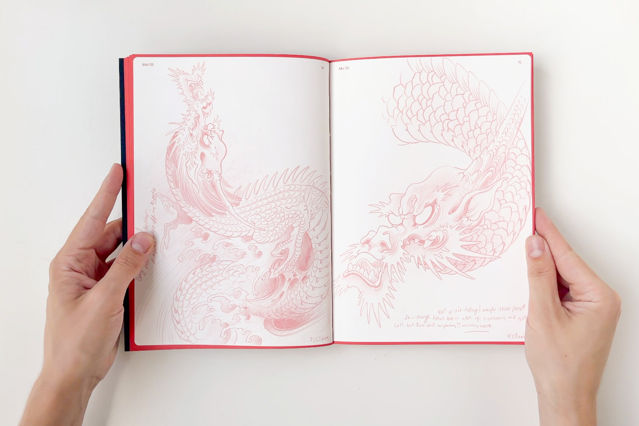 Tägliche Drachenskizzen – Frühling