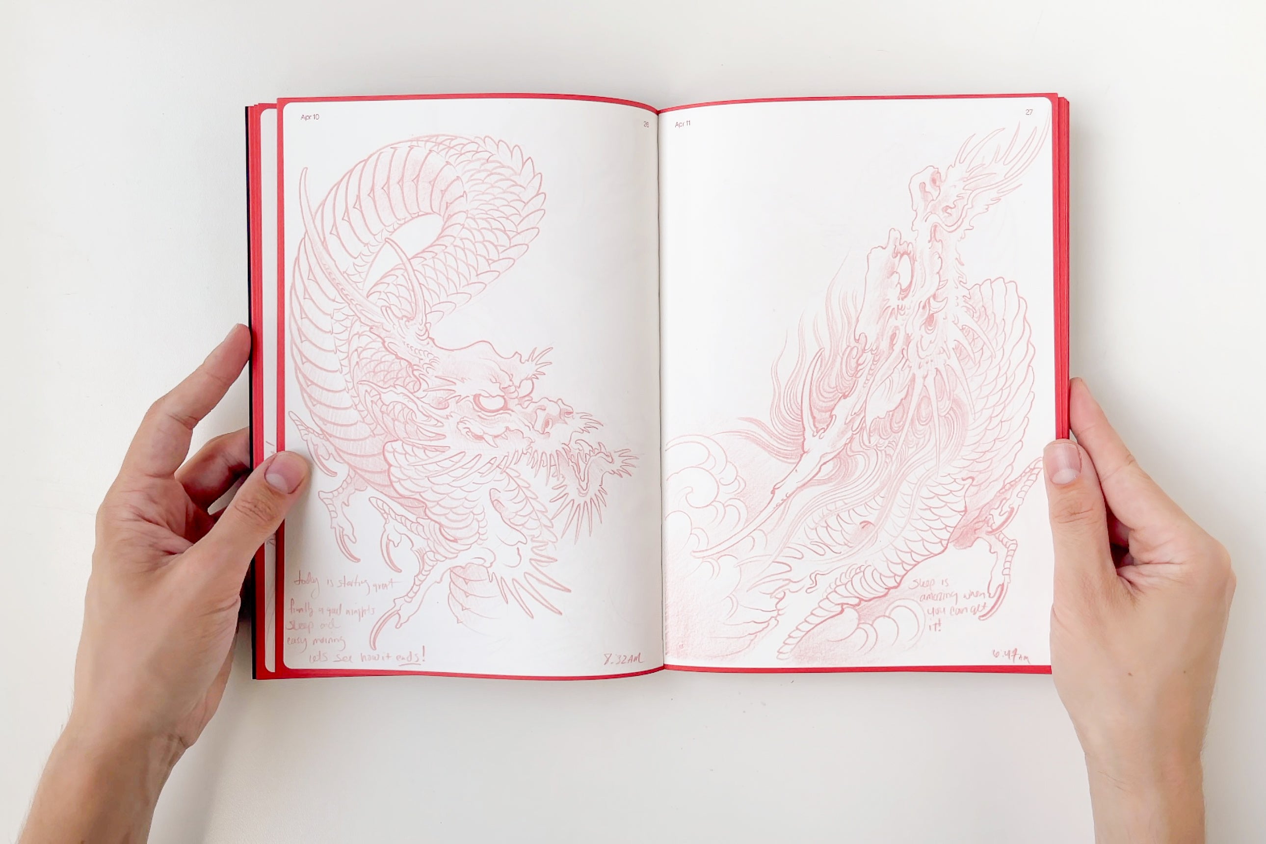 Tägliche Drachenskizzen – Frühling