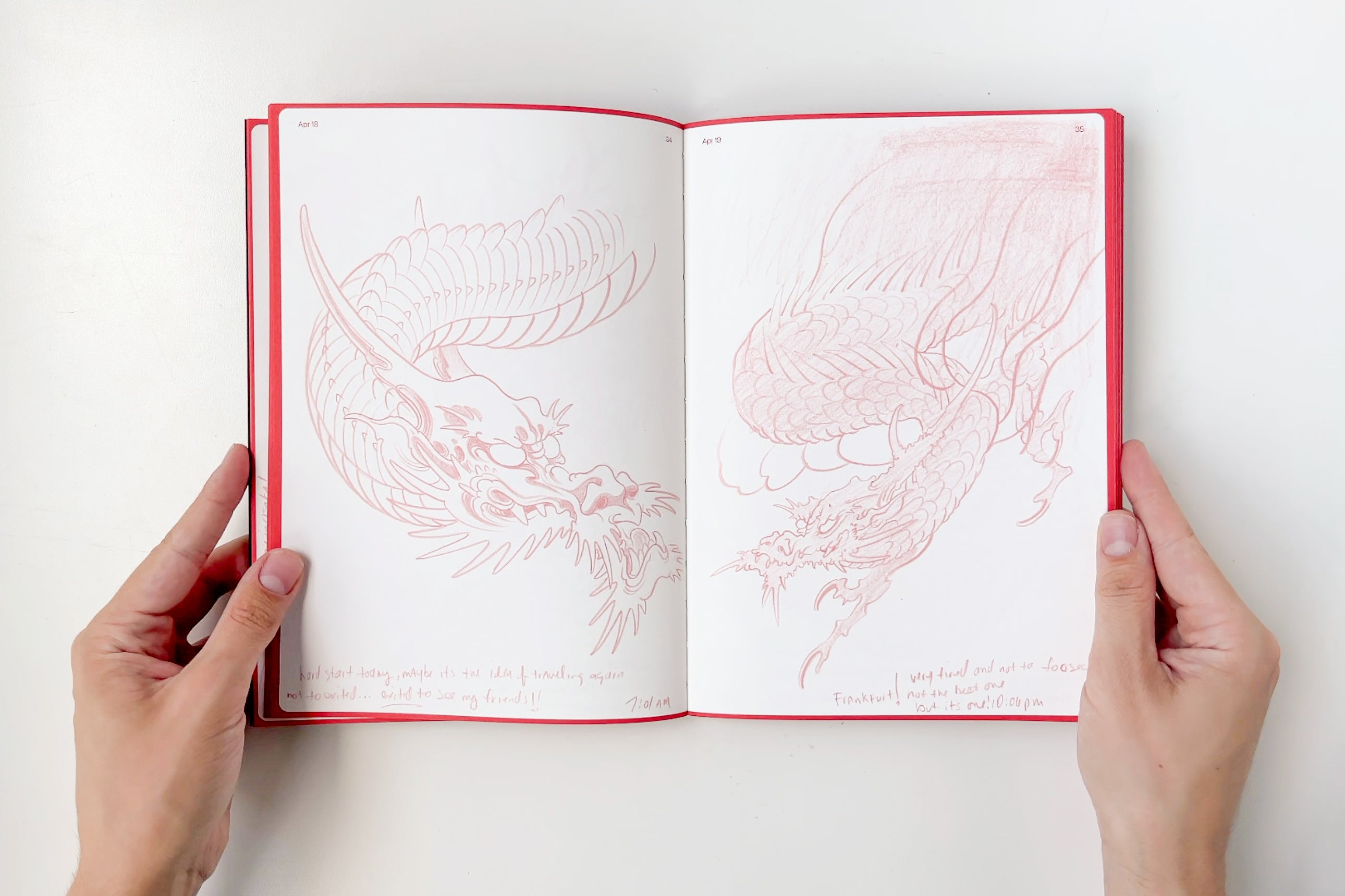 Tägliche Drachenskizzen – Frühling