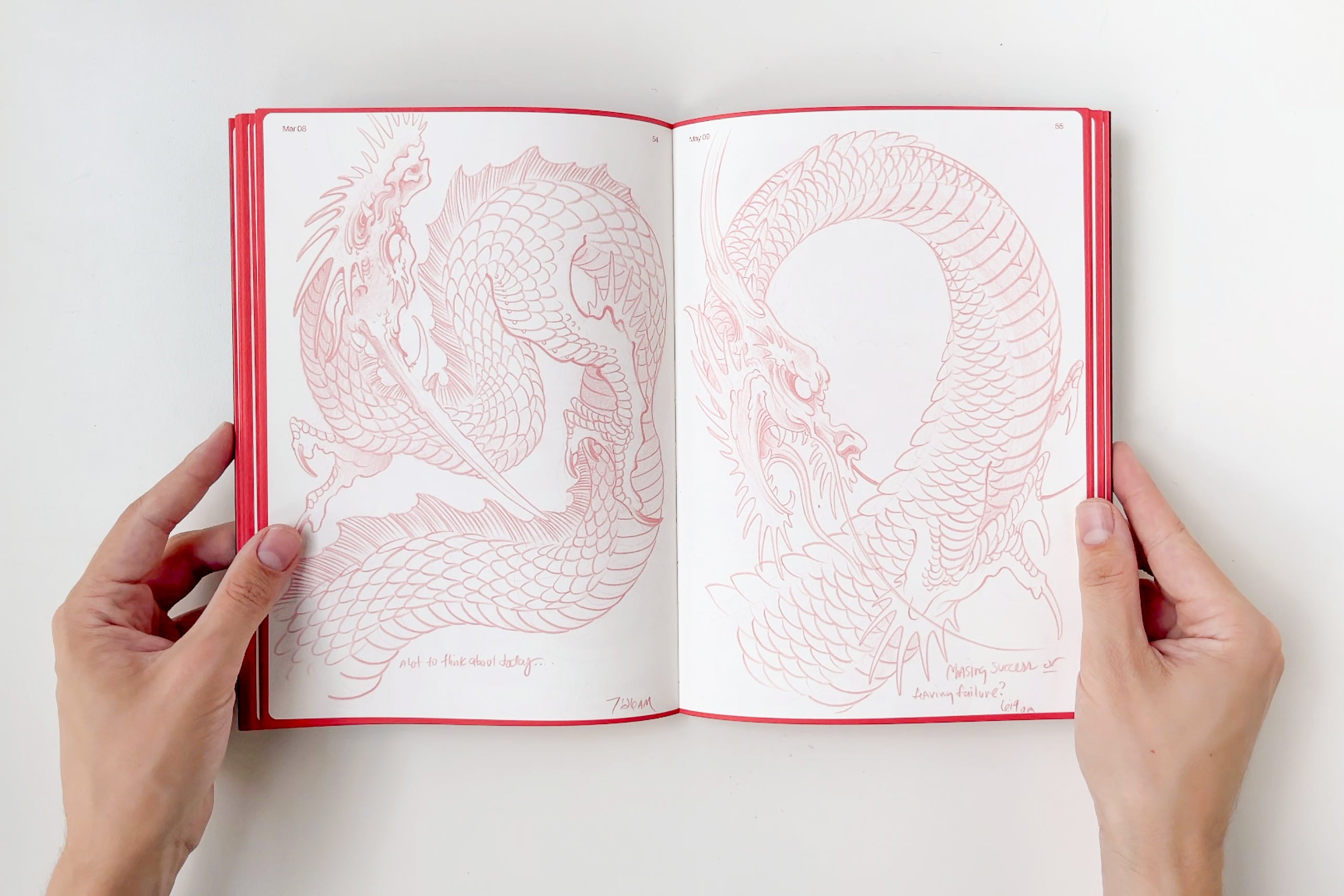 Tägliche Drachenskizzen – Frühling