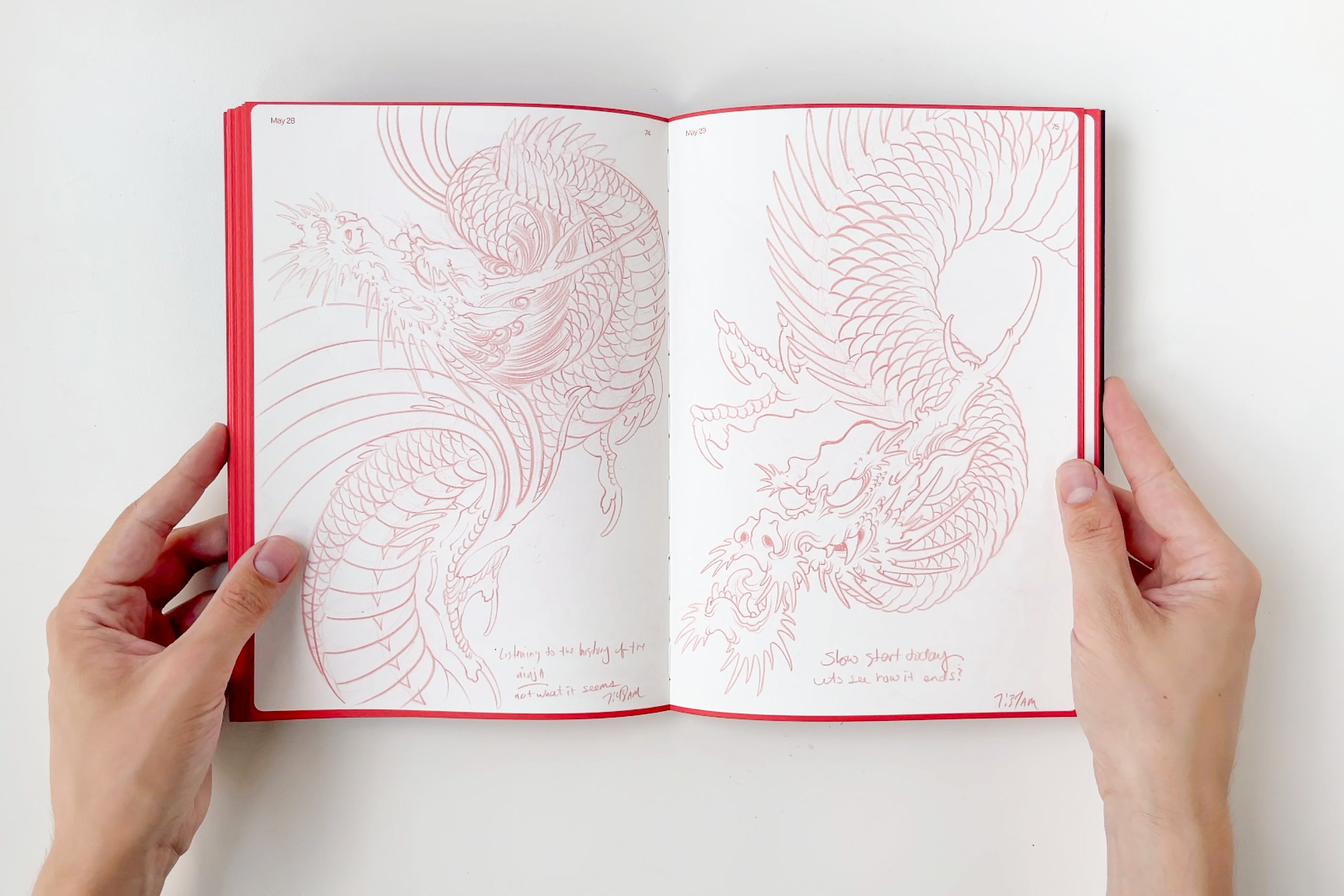 Tägliche Drachenskizzen – Frühling