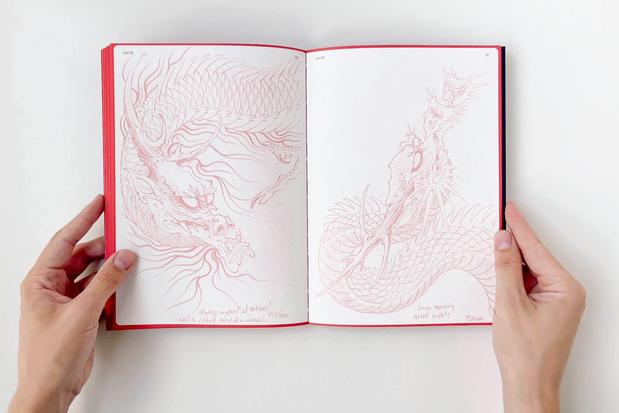 Tägliche Drachenskizzen – Frühling