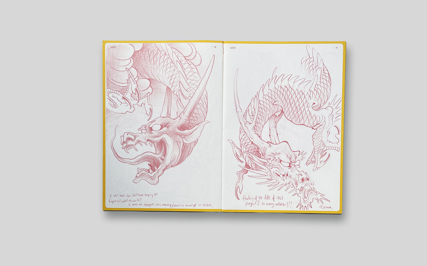 Daily Dragon Sketches – Summer by Bill Canales