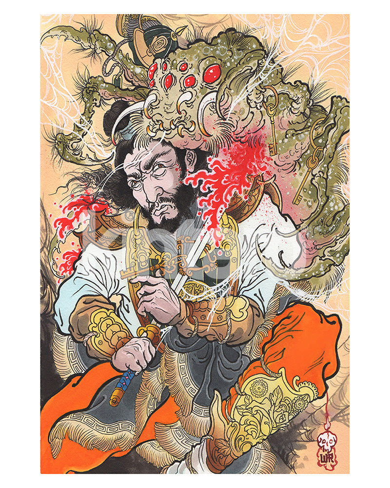 Samouraï et araignée