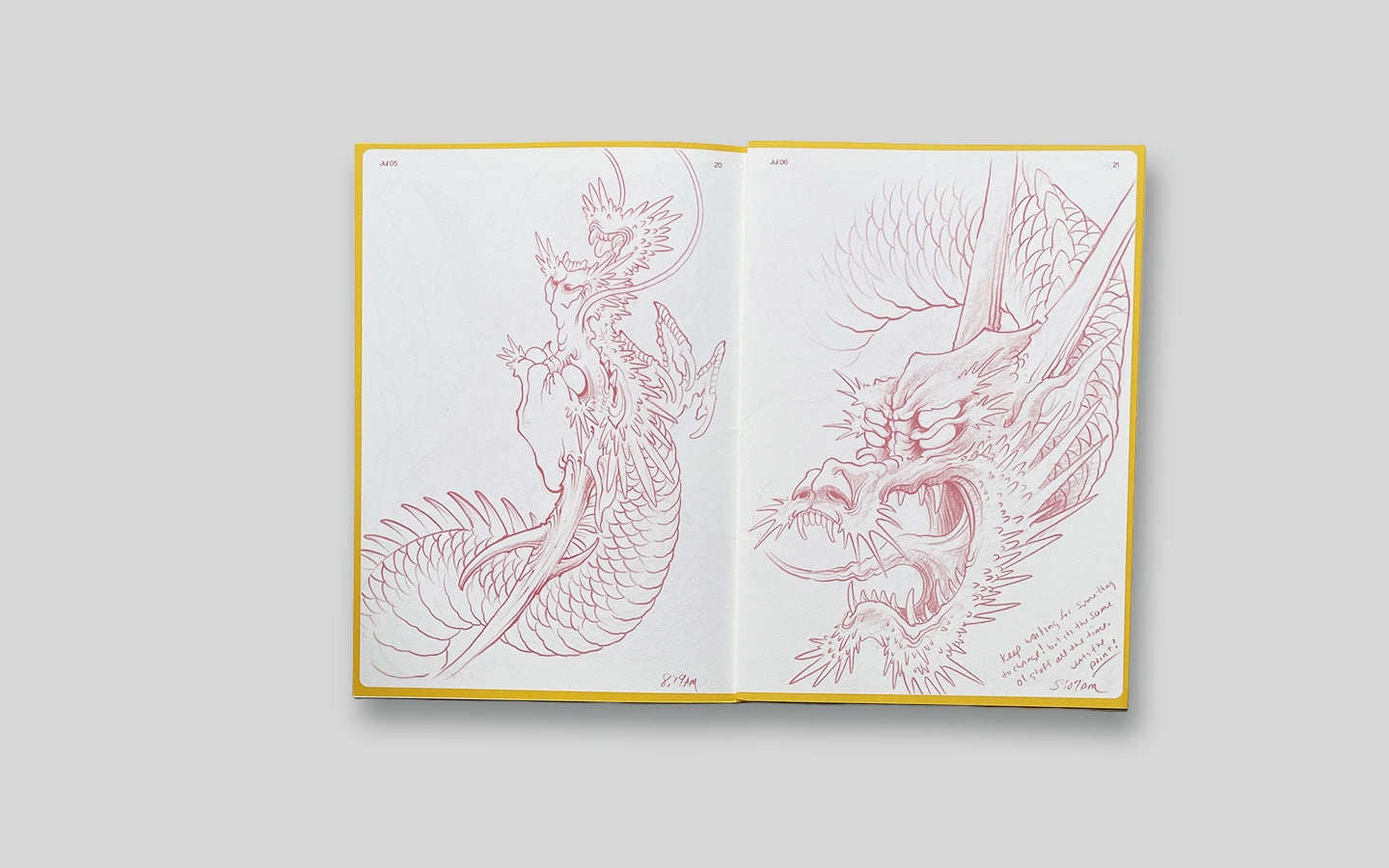 Daily Dragon Sketches – Summer by Bill Canales