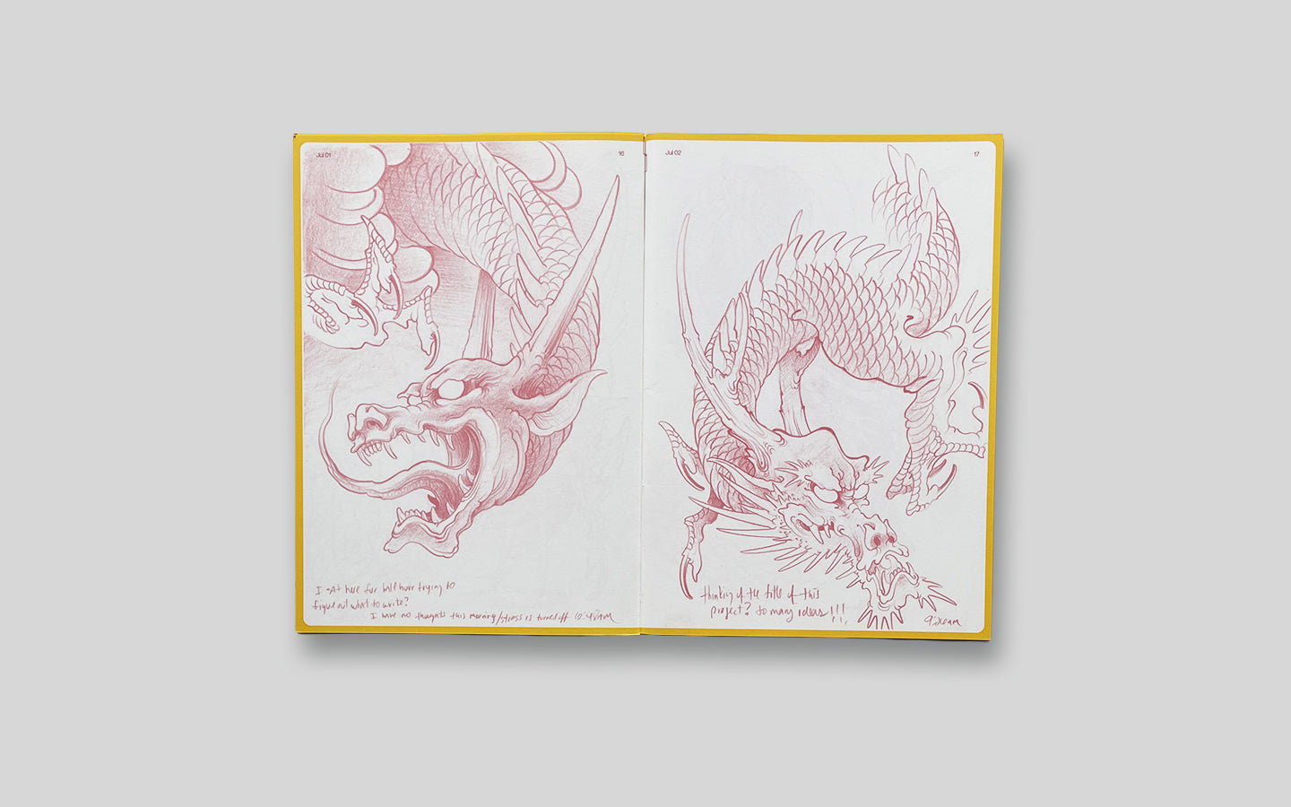 Daily Dragon Sketches – Summer by Bill Canales