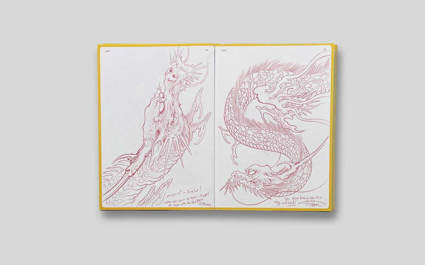 Daily Dragon Sketches – Summer by Bill Canales