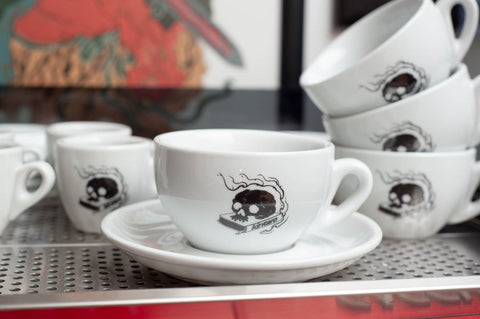 Porcelain cappuccino cup